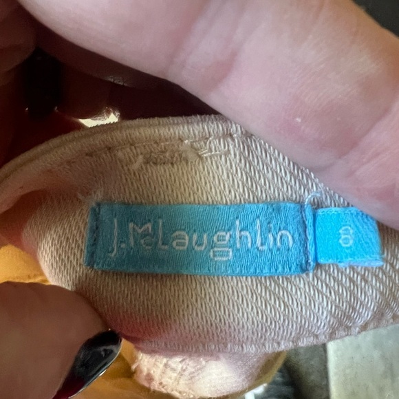 J. McLaughlin Vanilla Cream Denim Skirt - 8 - Picture 12 of 12